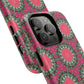 Floral KaleidoBloom iPhone Case, Tough Magnetic Cases, Floral iPhone Cover, Stylish Tech Accessory, Durable Design, Vibrant Gift Idea