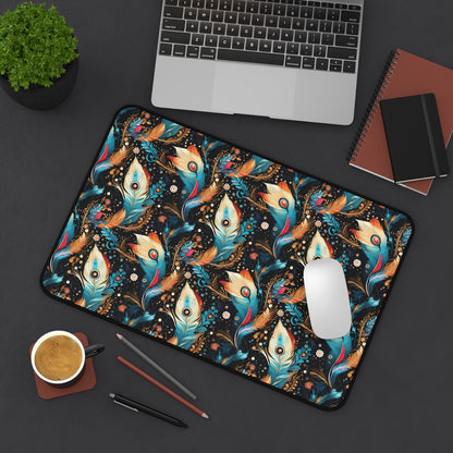 Ethereal Feathers Desk Mat