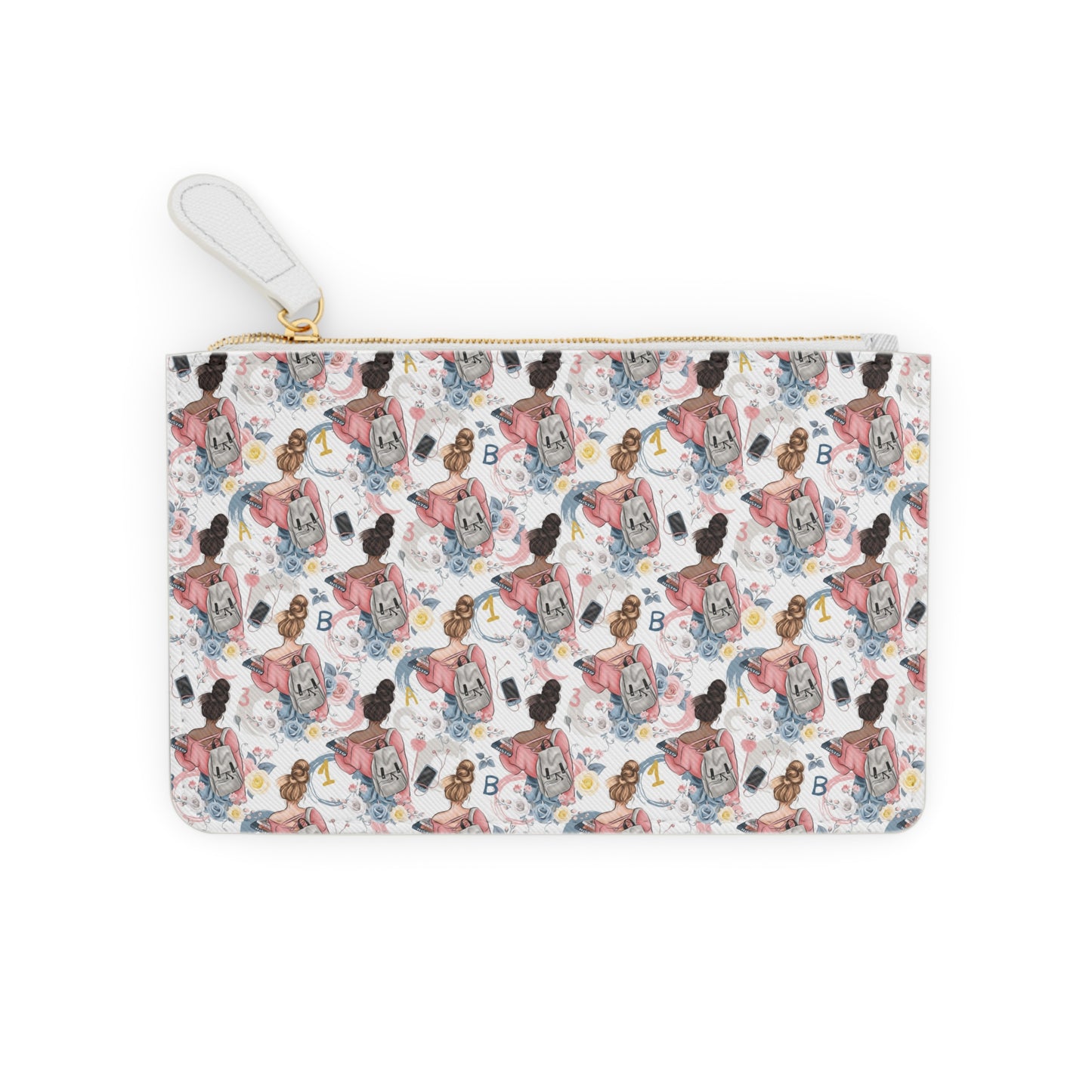Study Chic Mini Clutch Bag - Trendy Feminine Design for Everyday Use