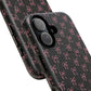 Coquette Chic Bow-Patterned Tough Magnetic iPhone Case, Stylish Gift for Her, Protective iPhone Cover, Trendy Accessory, iPhone Birthday Gift, Fashionable Tech
