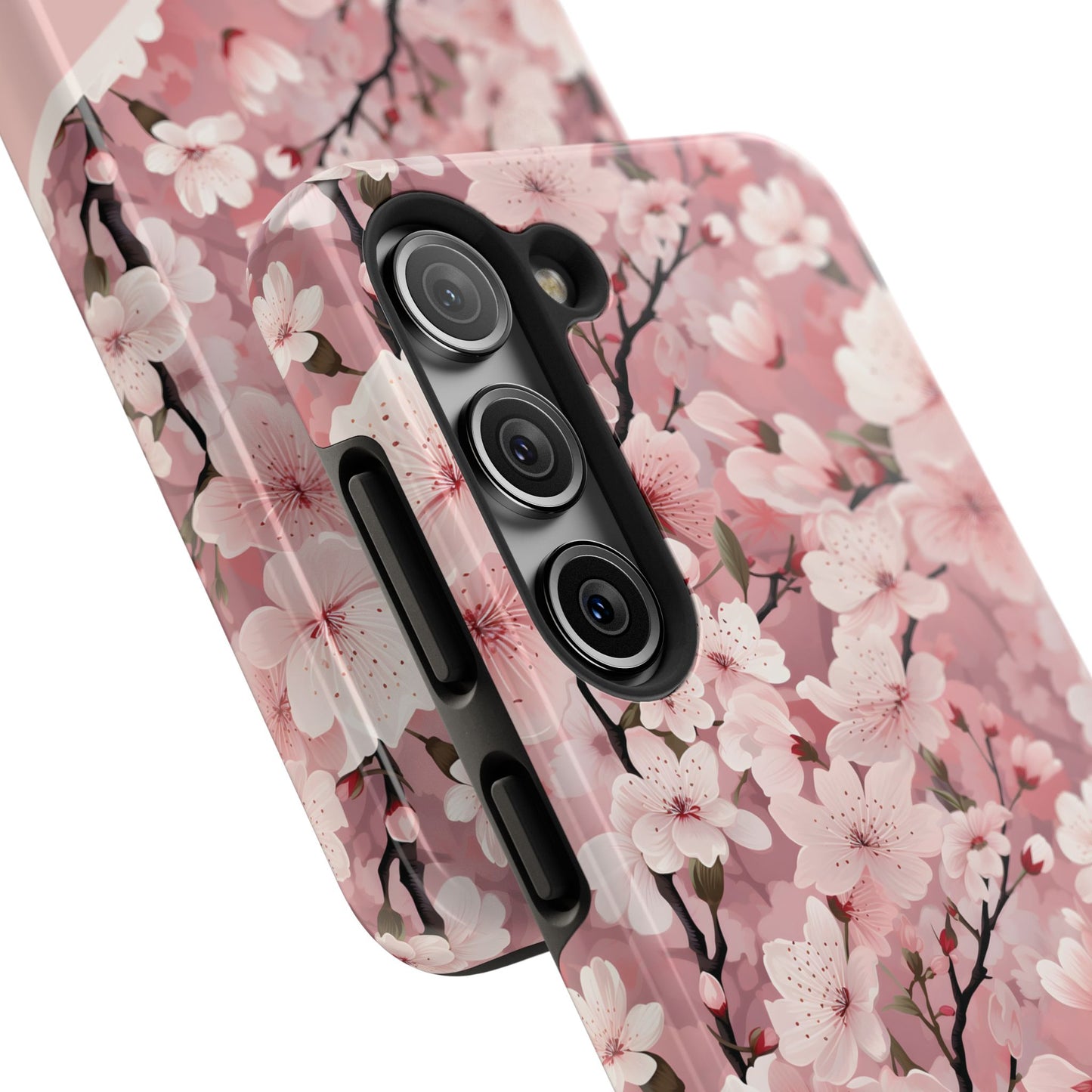 Personalized Cherry Blossom iPhone and Samsung Tough Phone Cases