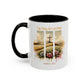 Inspirational Accent Coffee Mug - 'True Story, He’s Not Here!' - Perfect for Faith Lovers & Gift Ideas