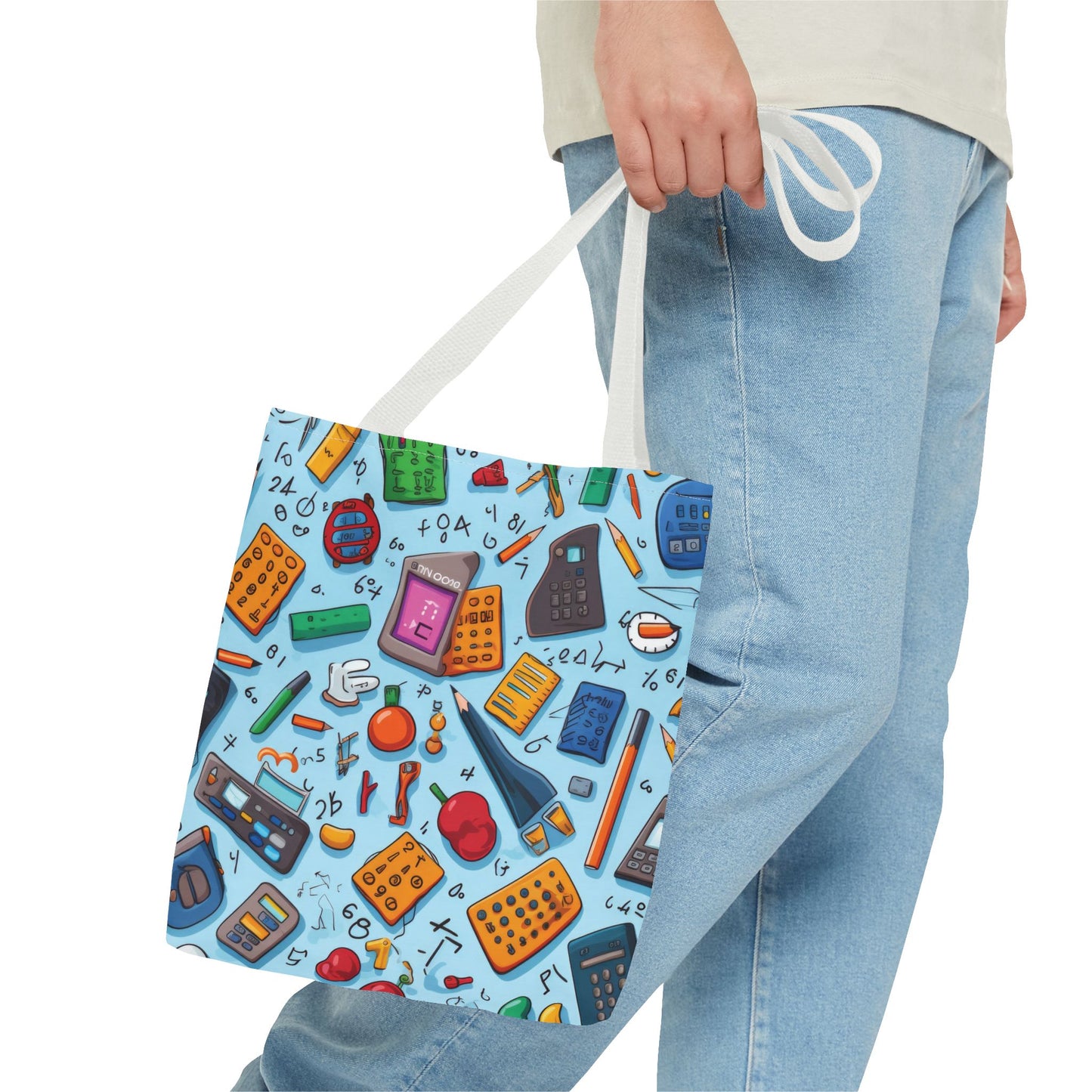 Blue Academic Adventures Tote Bag