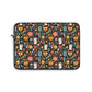 Whimsical Feline Garden Laptop Sleeve