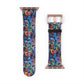 Psychedelic Visions Colorful Artistic Watch Band - Vibrant Design for Unique Style.