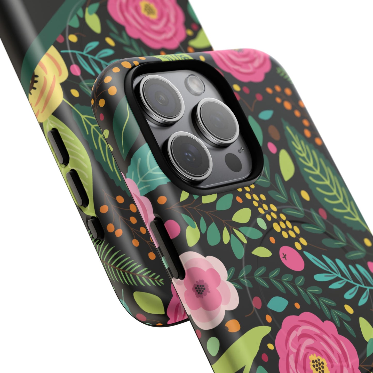 Personalized Floral Fantasy Tough Magnetic iPhone Cases- a Gift for Gardeners, Mother's Day, Birthday Gift, Anniversary Gift, Presents