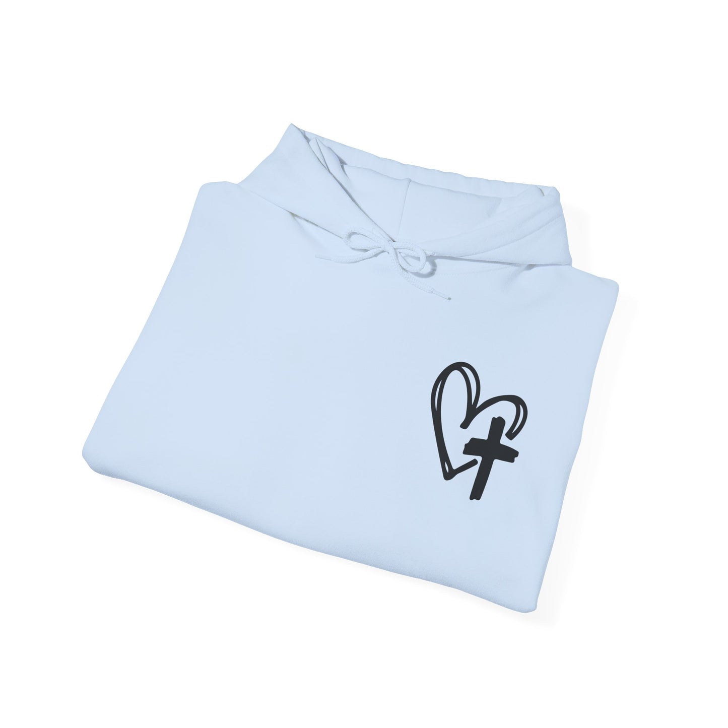 Faith and Floral Cross Unisex Gildan Hoodie Sweatshirt