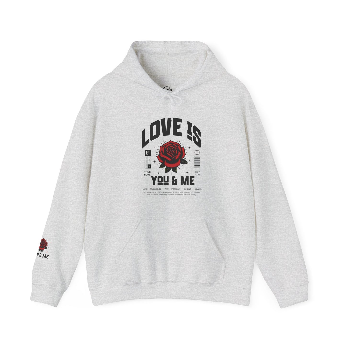 You and Me Unisex Gildan Hoodie Sweatshirt