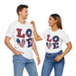 Patriotic Love Unisex Jersey Short Sleeve Tee