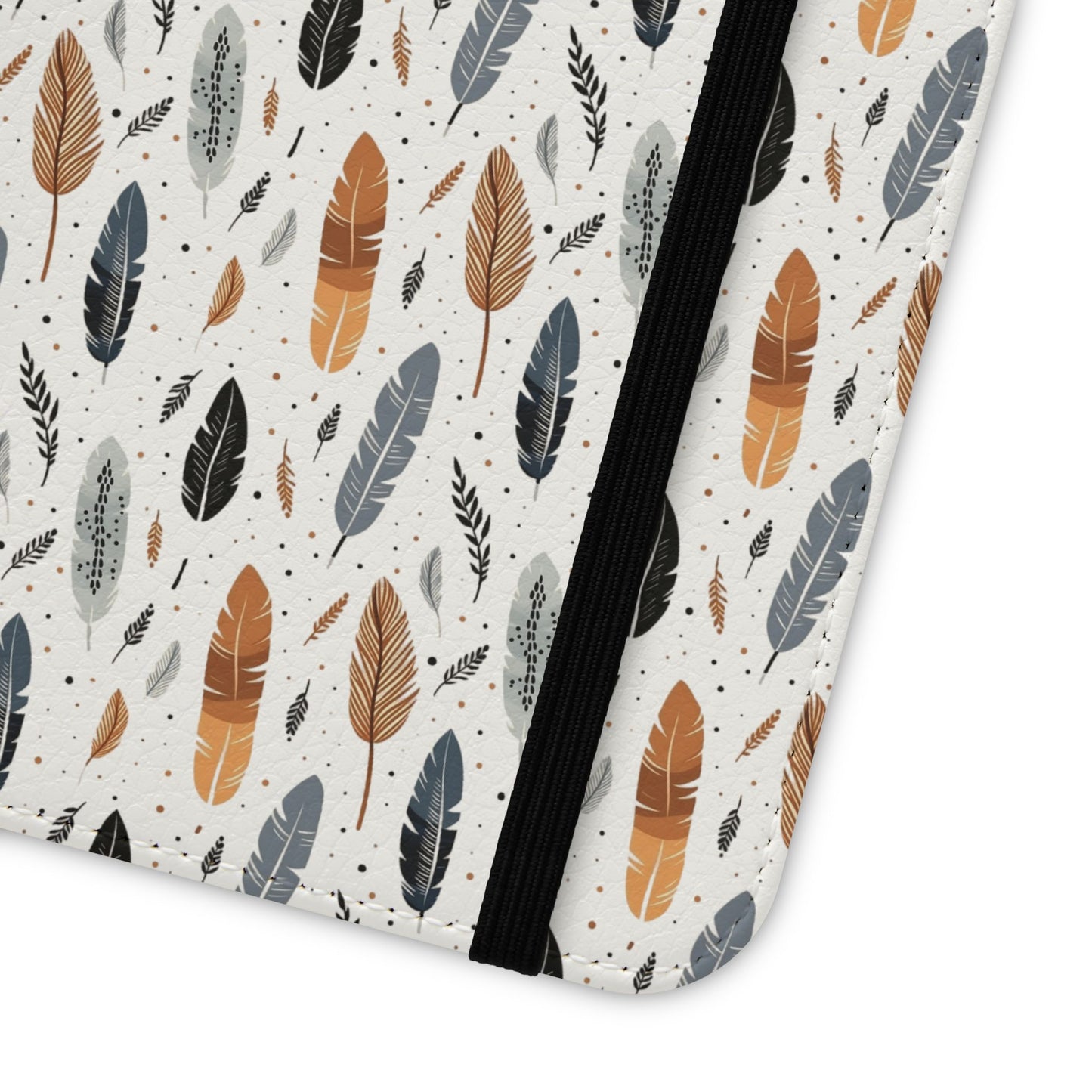 Whispering Feathers iPhone and Samsung Flip Cases