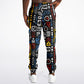 Geometric Harmony Fashion Cargo Sweatpants - AOP