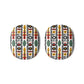 Afrobeat Harmony AirPods Max Case, Colorful Tribal Geometric Pattern.