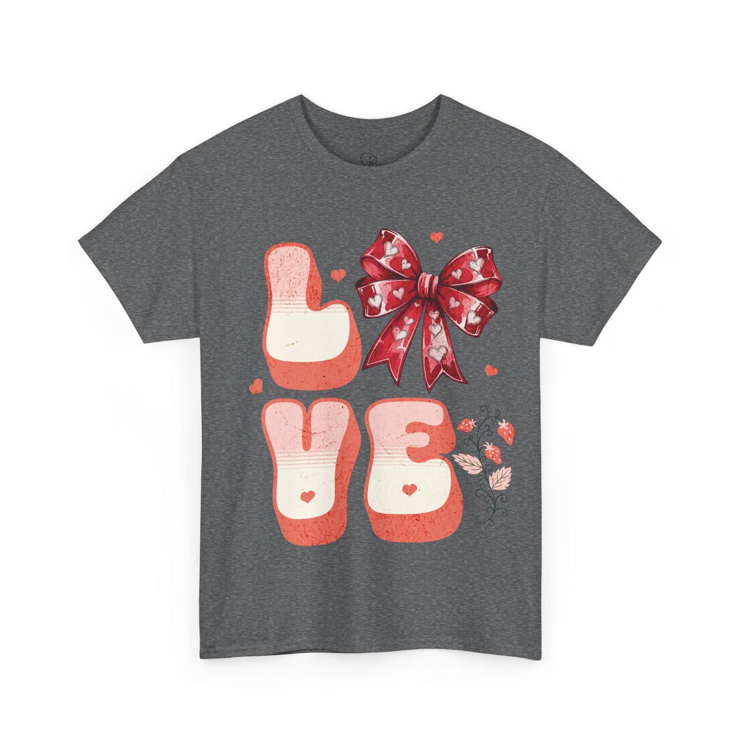 LOVE Charm Coquette Unisex Heavy Gildan Cotton Tee.