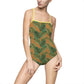 Brown Tropical Bliss Women's One-piece Swimsuit (AOP)