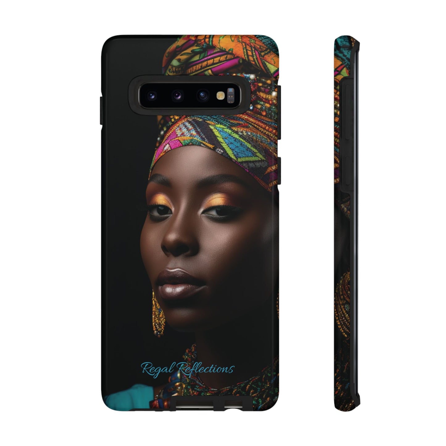 Regal Reflections: African Majesty Samsung Tough Phone Cases