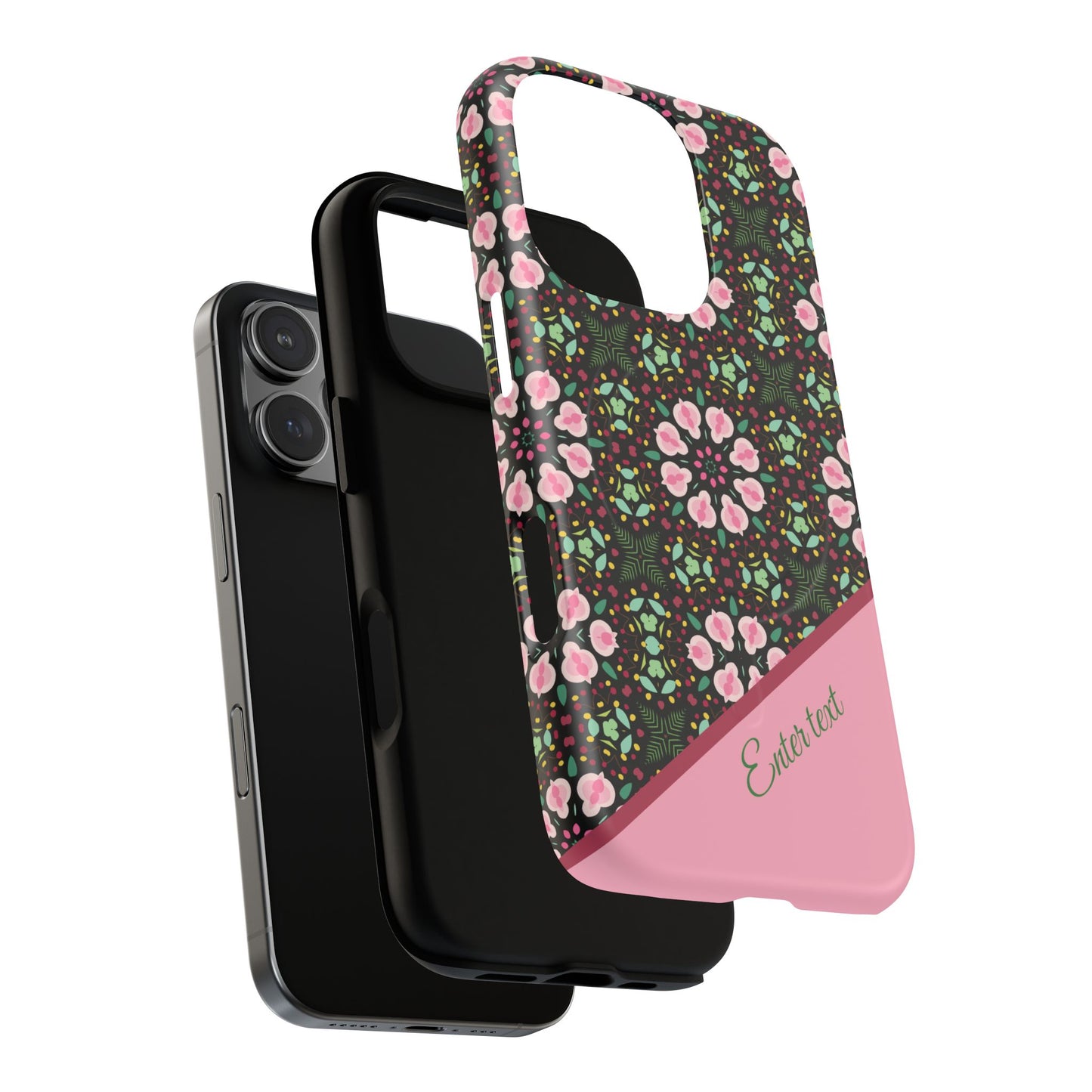 Personalized Twilight Petal Tapestry Floral Tough Magnetic MagSafe® iPhone Case, Durable iPhone Protector, Unique Gift for Her, Stylish Tech Accessories.