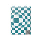 Teal Checkered Charm A Hardcover Notebook (PY)