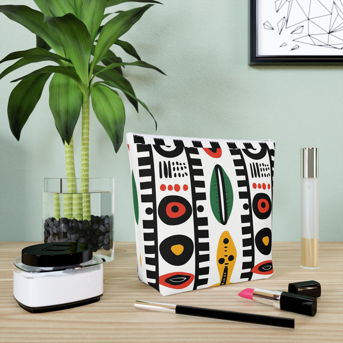 Afrobeat Harmony Cotton Cosmetic Bag