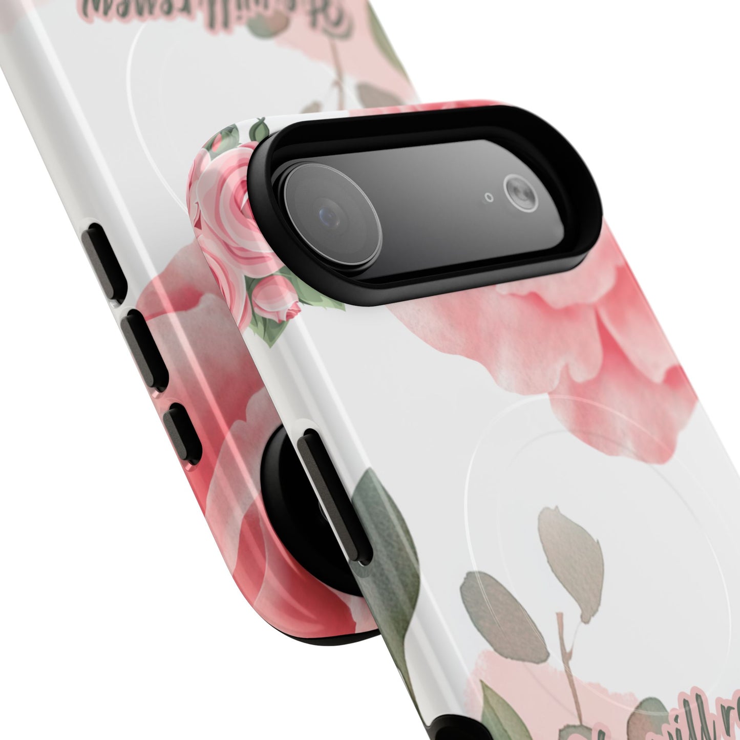 You will Renew your Strength Isaiah 40:11, Inspirational Gift, Tough iPhone Magnetic Case Scripture, Floral Bible Verse, MagSafe® iPhone®, iPhone 14, iPhone 15, iPhone 16, Pro, Pro Max, Plus.