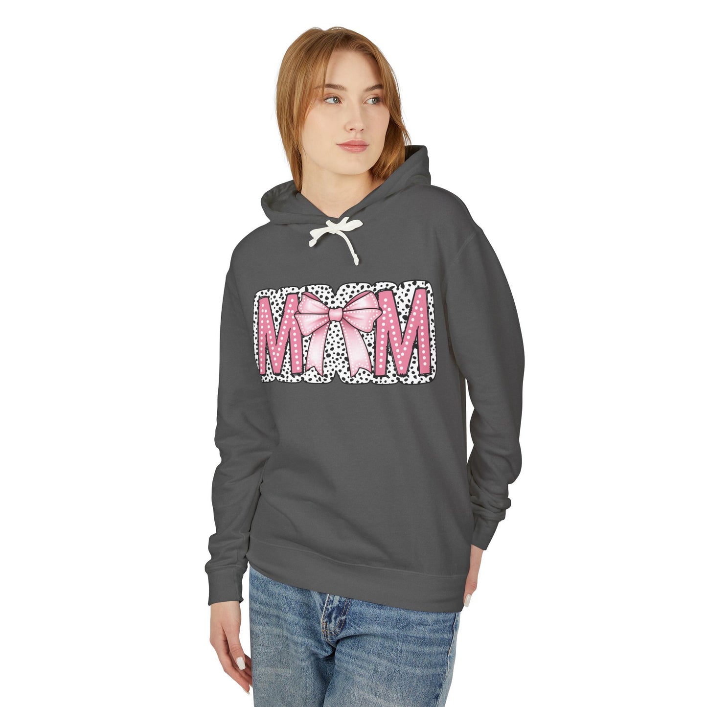 Coquette MOM Unisex Lightweight Hooded Sweatshirt