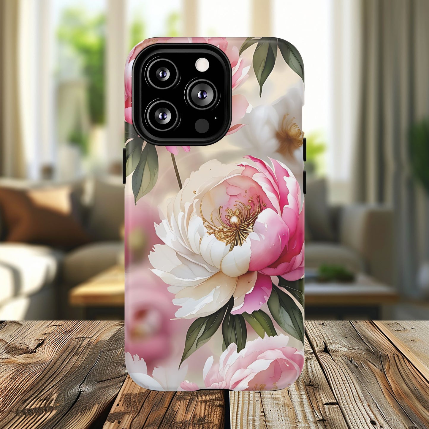 Blooming Petals Tough Magnetic Phone Cases, Elegant Phone Cover, Durable Case for Flower Lovers, Phone Accessories
