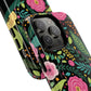 Personalized Floral Fantasy Tough Magnetic iPhone Cases- a Gift for Gardeners, Mother's Day, Birthday Gift, Anniversary Gift, Presents