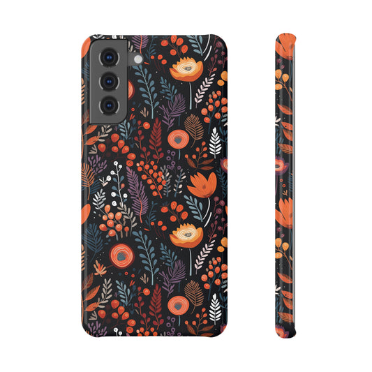 Autumn Bloom Samsung Galaxy Slim Snap Case