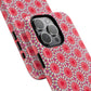 Roseburst Mosaic Vibrant Flower Pattern iPhone Case, Stylish iPhone Cover, Tough Magnetic Case, Floral Gift, Trendy Accessory for Her