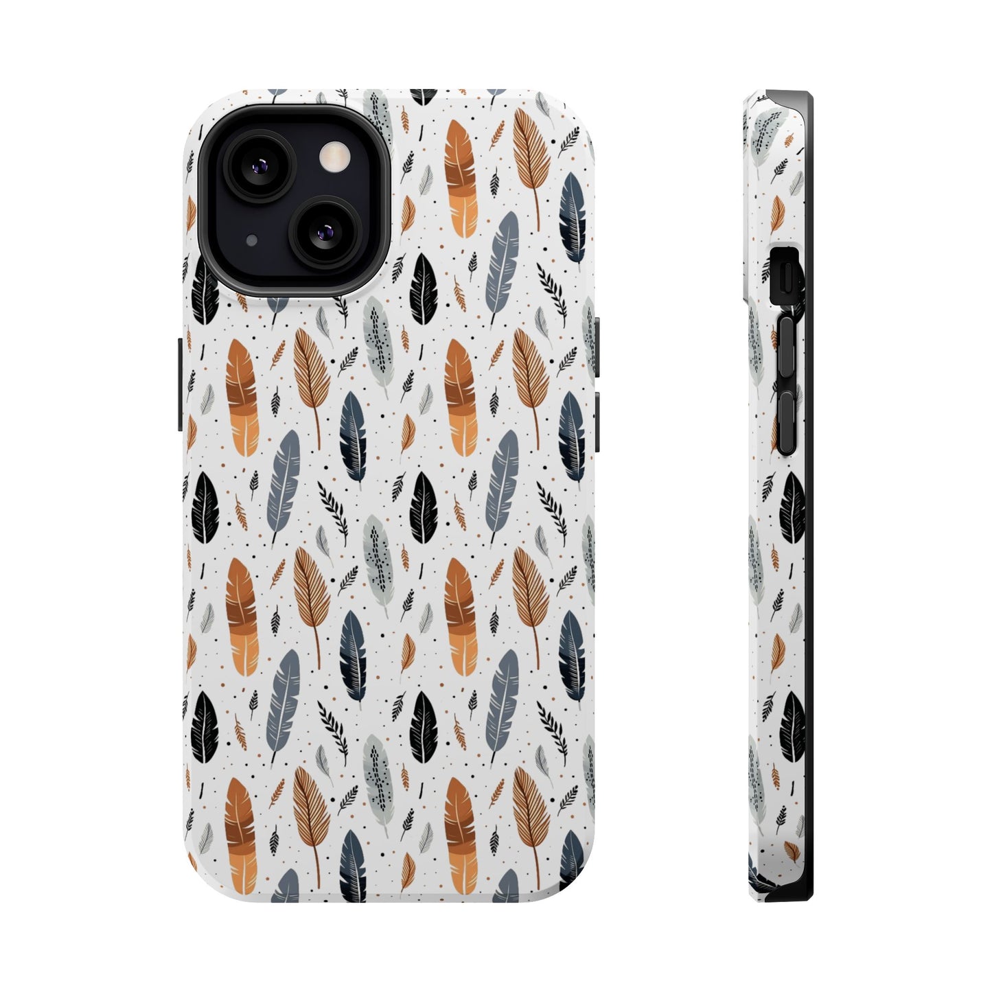 Whispering Feathers Magnetic Tough iPhone Cases