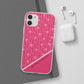 Personalized Pink Bow Coquette Slim Flexi iPhone and Samsung Cases — Custom Name or Affirmation