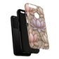Personalized Lotus Floral Stained Glass Effect Tough Phone Case