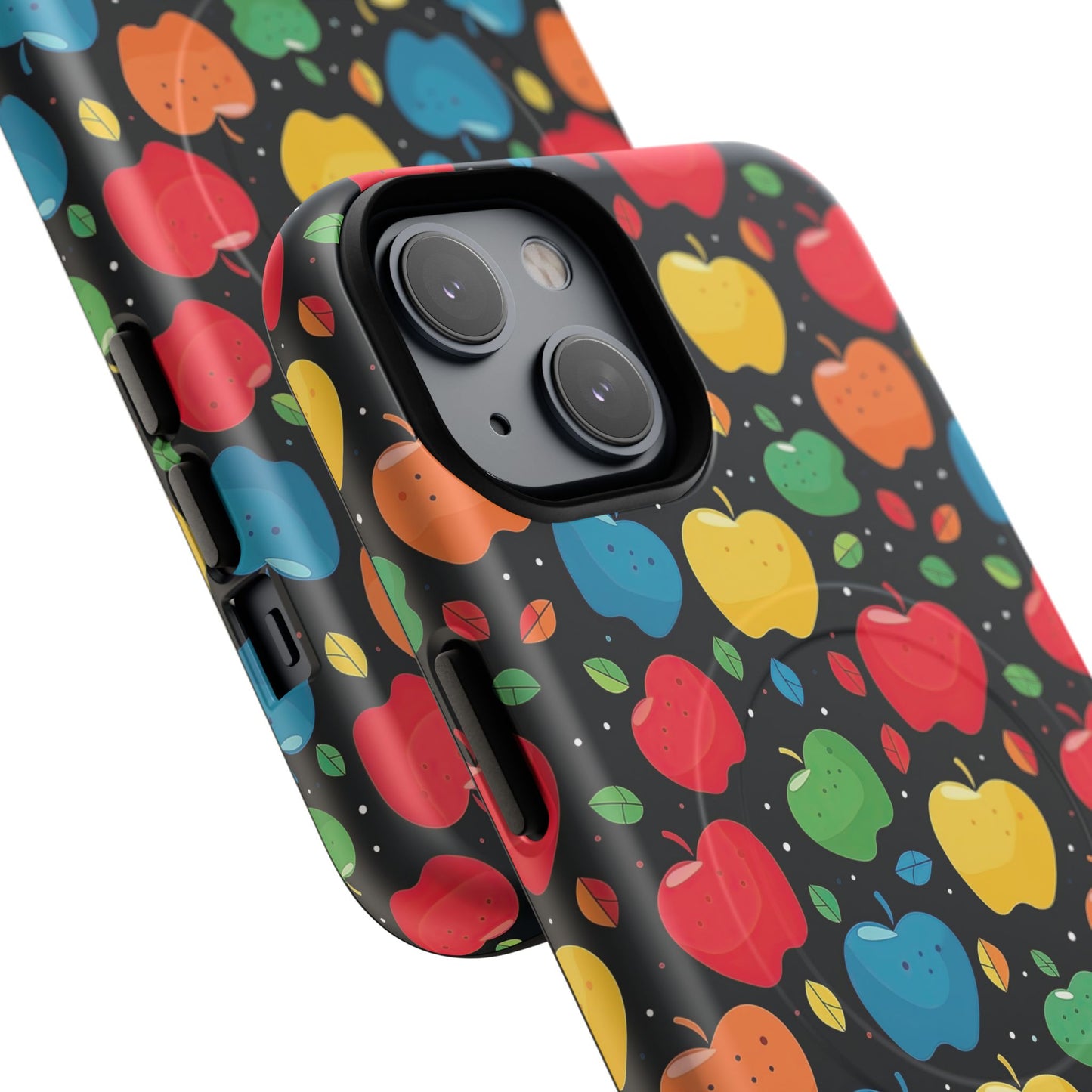 Apple Orchard Pop Magnetic iPhone Case, Tough iPhone Cover, Fun Cell iPhone Accessory, Gift for Kids, Gift for Teachers, Vibrant Tech Protection