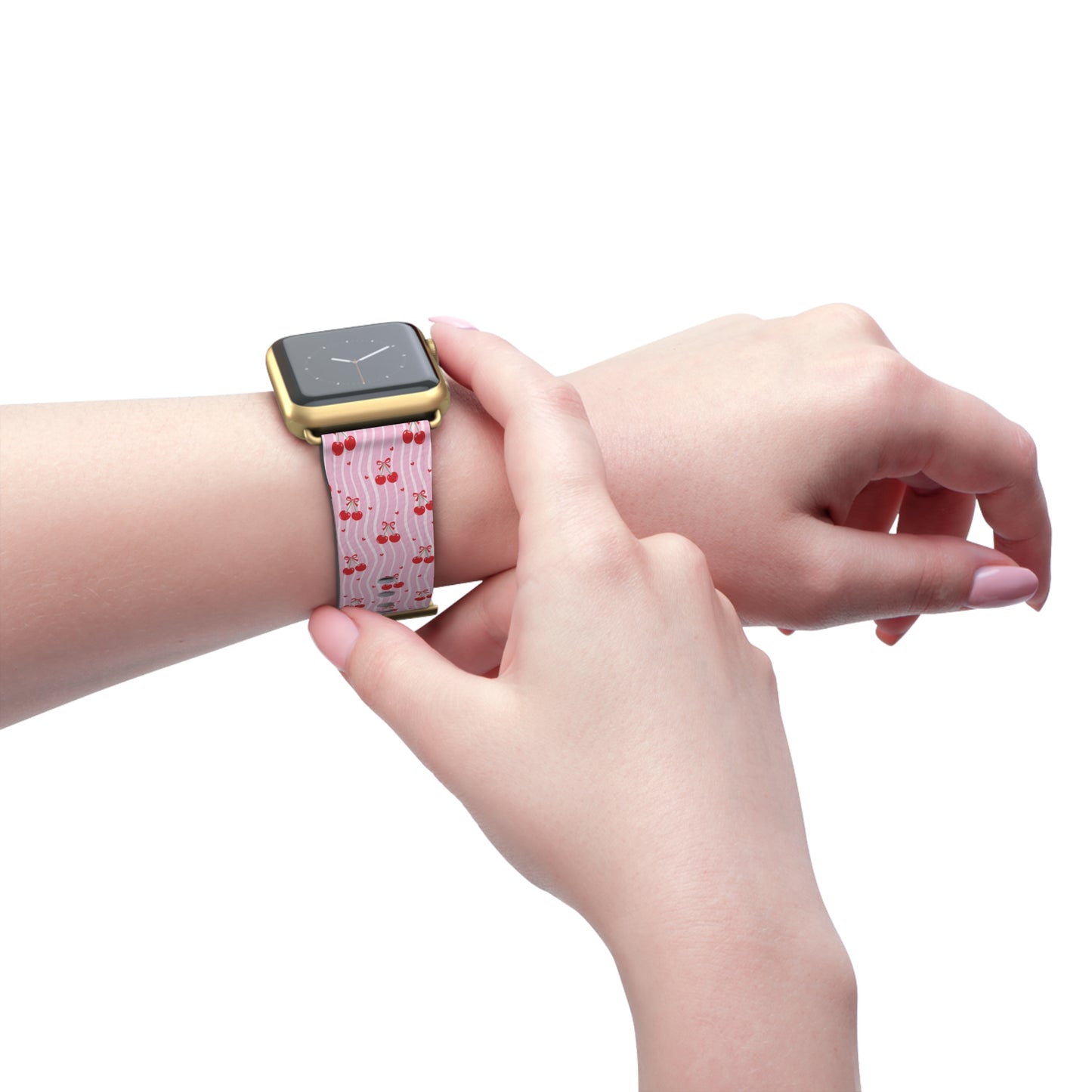 Cherry Blossom Dreams Watch Band — Cute Retro Kawaii Apple Watch Strap