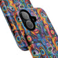 Psychedelic Visions Tough iPhone Magnetic Case - Unique Art iPhone Cover