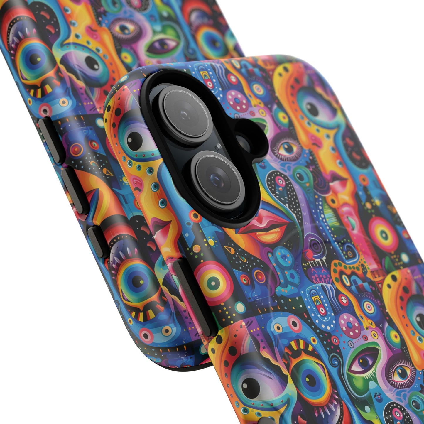 Psychedelic Visions Tough iPhone Magnetic Case - Unique Art iPhone Cover