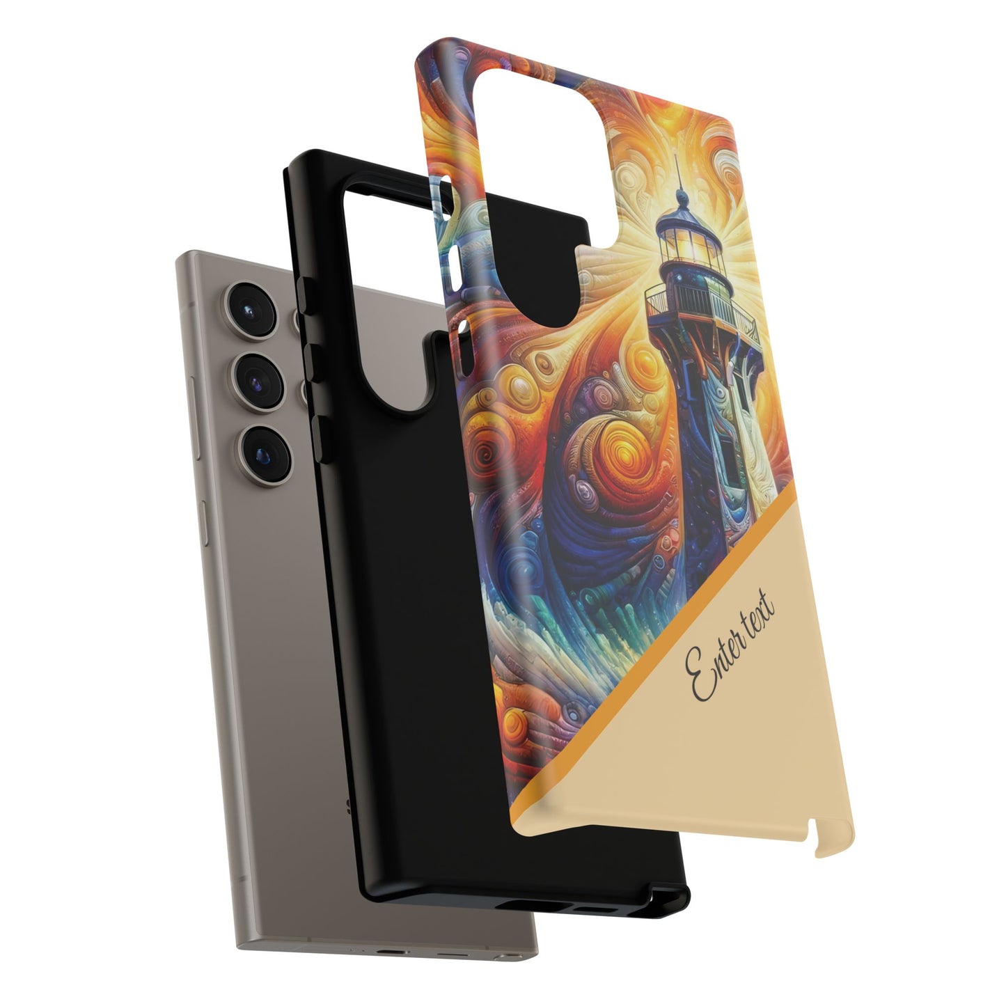 Personalized Cosmic Beacon Tough Samsung and Google Phone Cases