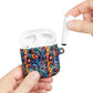 Psychedelic Visions Colorful Artistic AirPod Case - Unique Design for Music Lovers