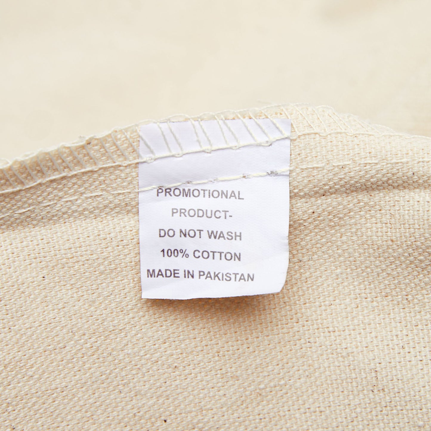Inspirational Cotton Canvas Tote Bag - 'True Story, He's Not Here!'