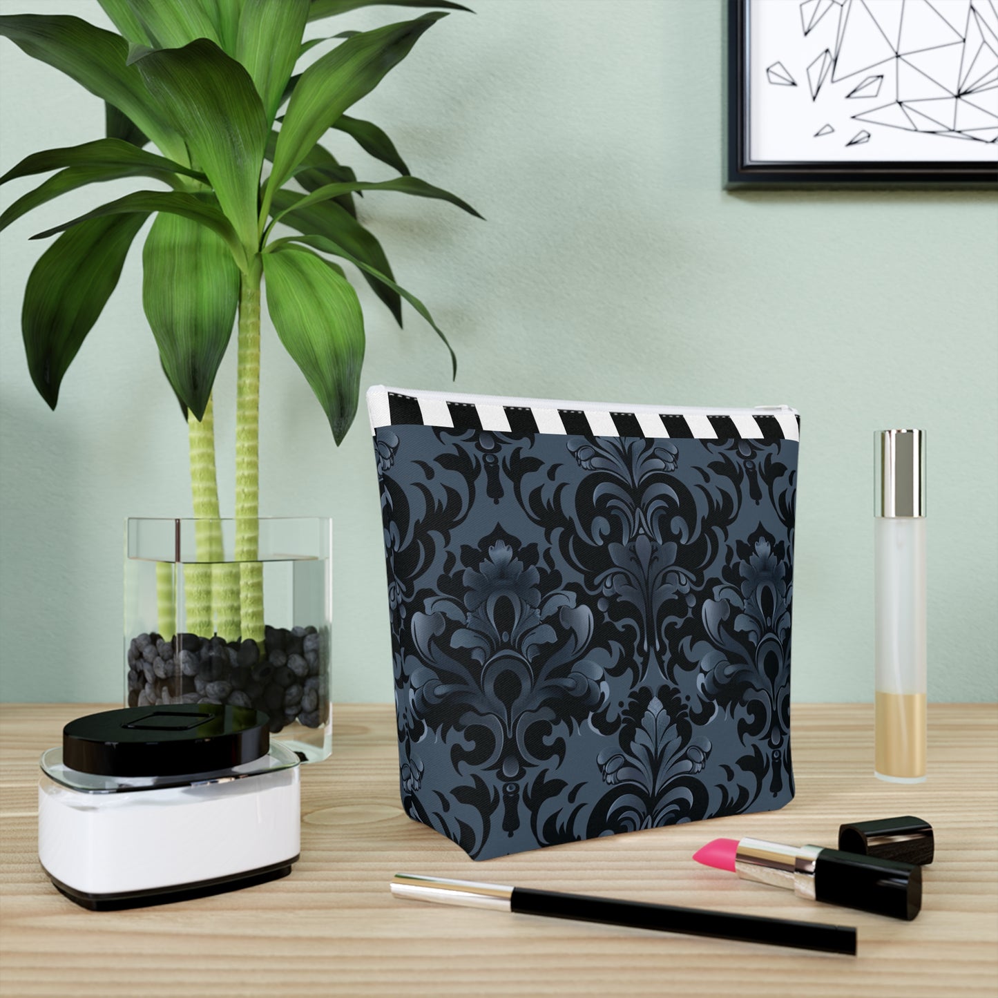 Opulent Dusk Cotton Cosmetic Bag