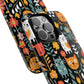 Whimsical Feline Garden iPhone, Samsung or Google Pixel Tough Cases