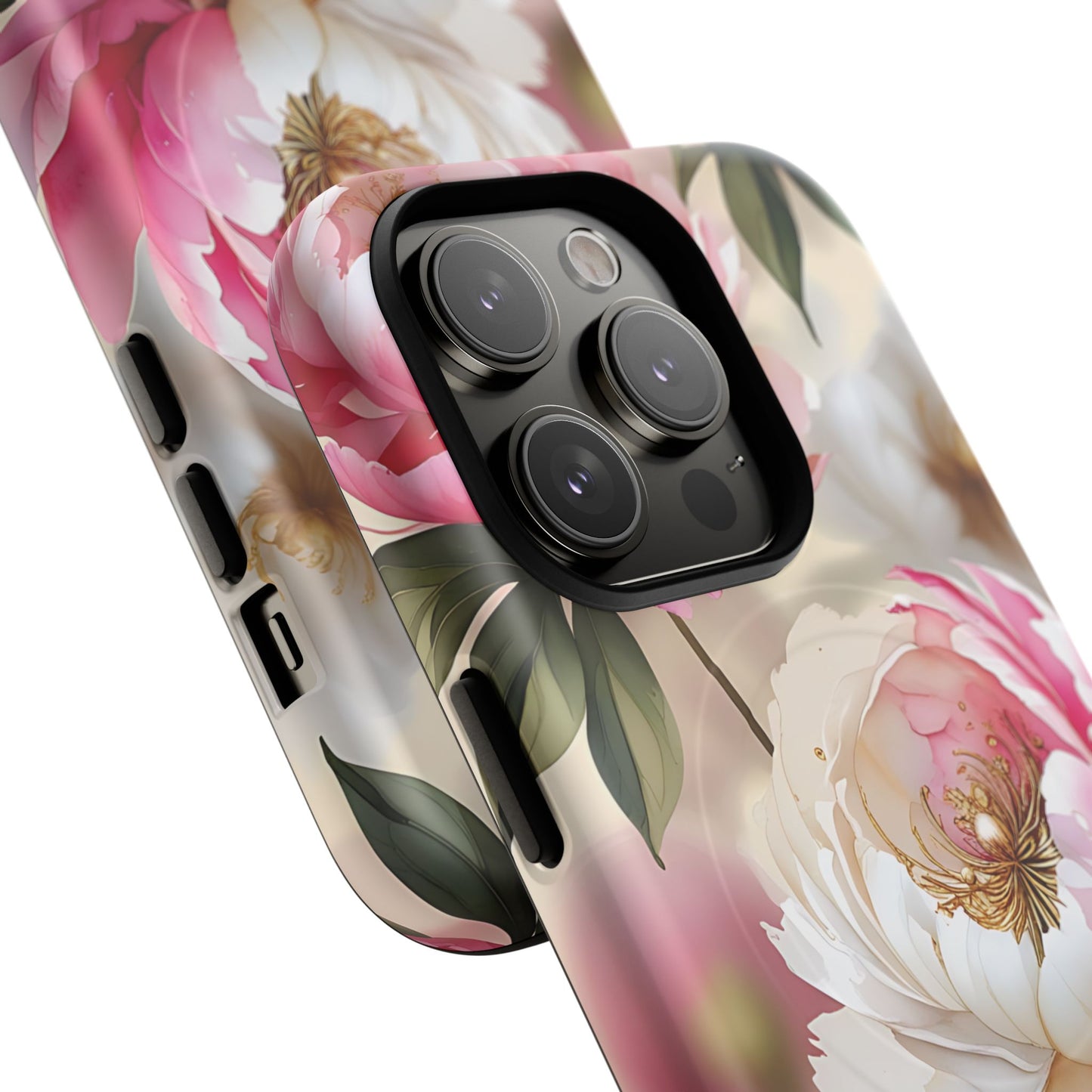 Blooming Petals Tough Magnetic Phone Cases, Elegant Phone Cover, Durable Case for Flower Lovers, Phone Accessories