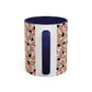 Colorful Heart Pattern Coffee Mug - Perfect Gift for Love & Friendship