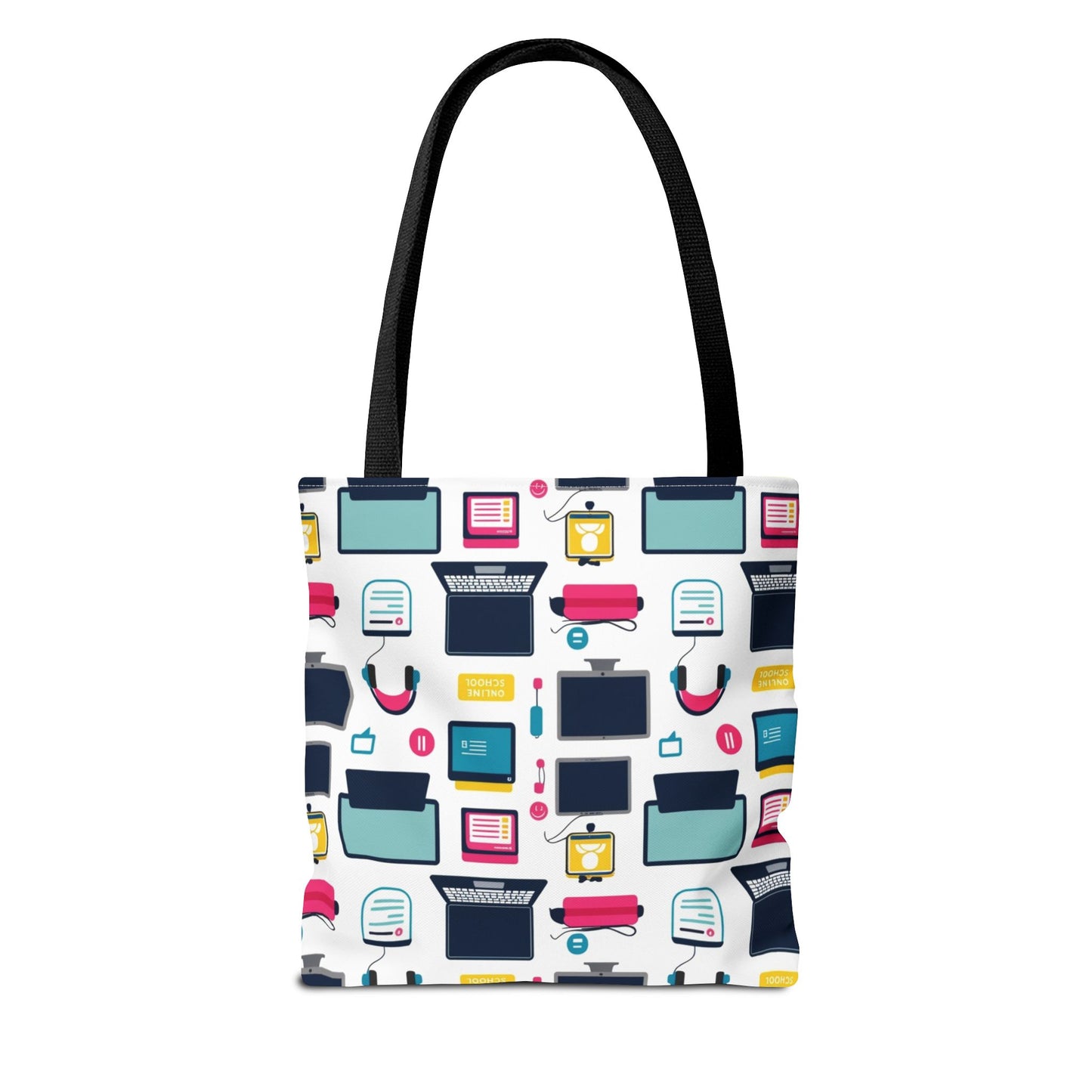 Techie Tote Bag - Stylish Personalized Tote for Students, Gift for Tech Lovers, Eco-Friendly Shopping Bag, Back to School.
