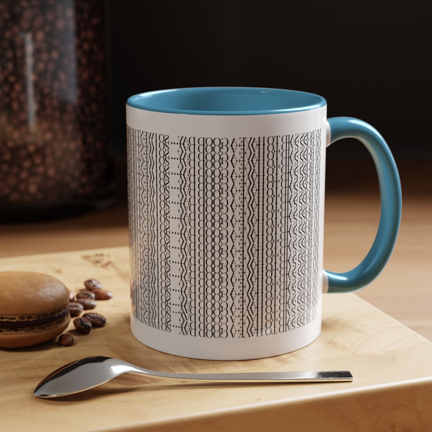 Funny Work Hidden Message Mug - “My Boss said to have a good day… so I went home.”- Viral Optical Illusion Mug - Secret Sarcastic Work Message - Dishwasher Safe, Unique Gifts for Coffee Lovers, Home & Office Decor, Holiday Present.