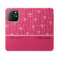 Personalized Pink Bow Coquette Flip iPhone and Samsumg Case — Custom Name or Affirmation Wallet Cover