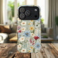 Meadow Whispers Tough iPhone Magnetic Case, Durable iPhone Protection, MagSafe Compatibility Phone Gift for Her, Spring Vibes, Modern Floral Design, Unique Gift Idea