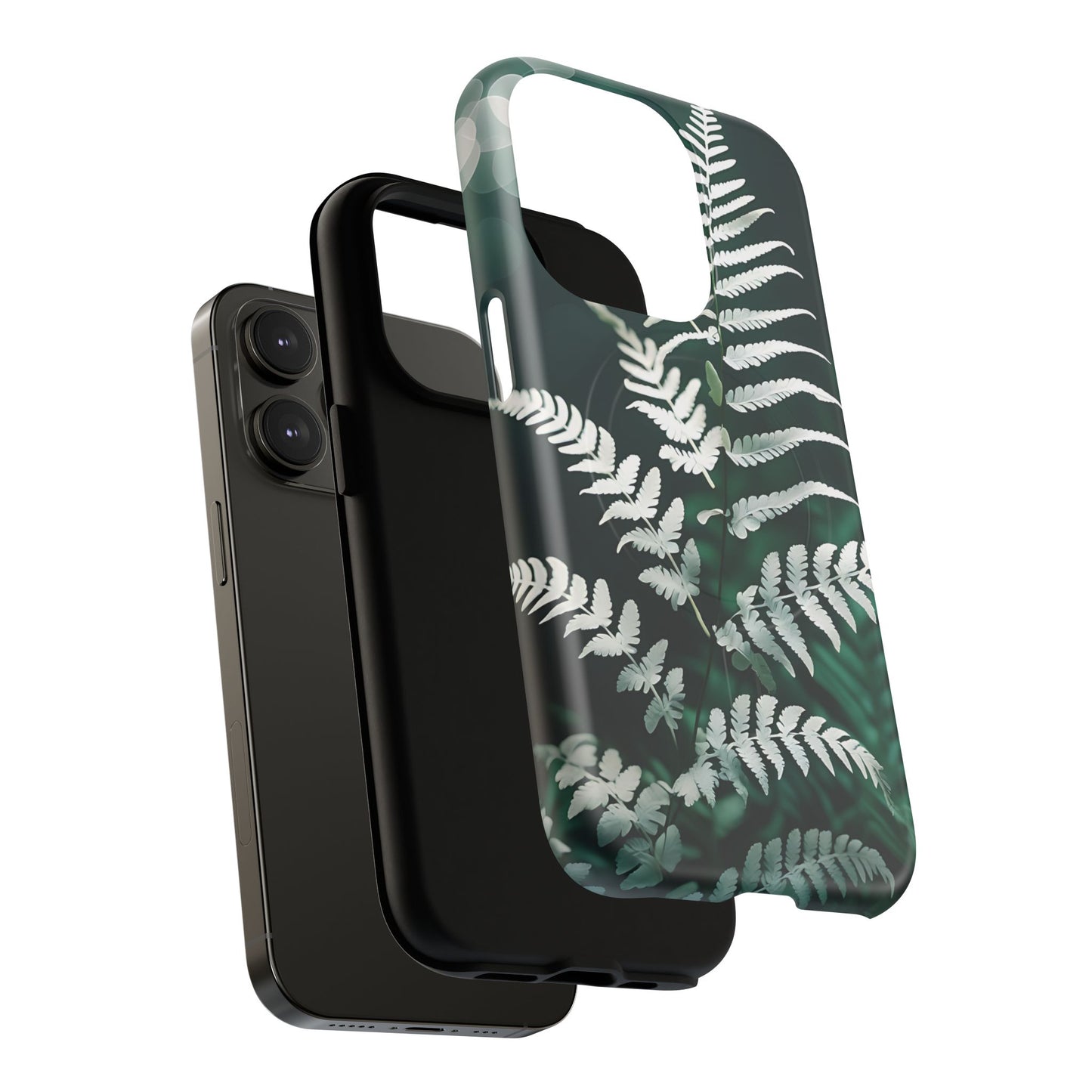 Elegant Fern Design Phone Case, Tough iPhone Cover, Nature Lover Gift, Botanical Phone Protector, Eco-Friendly Accessory