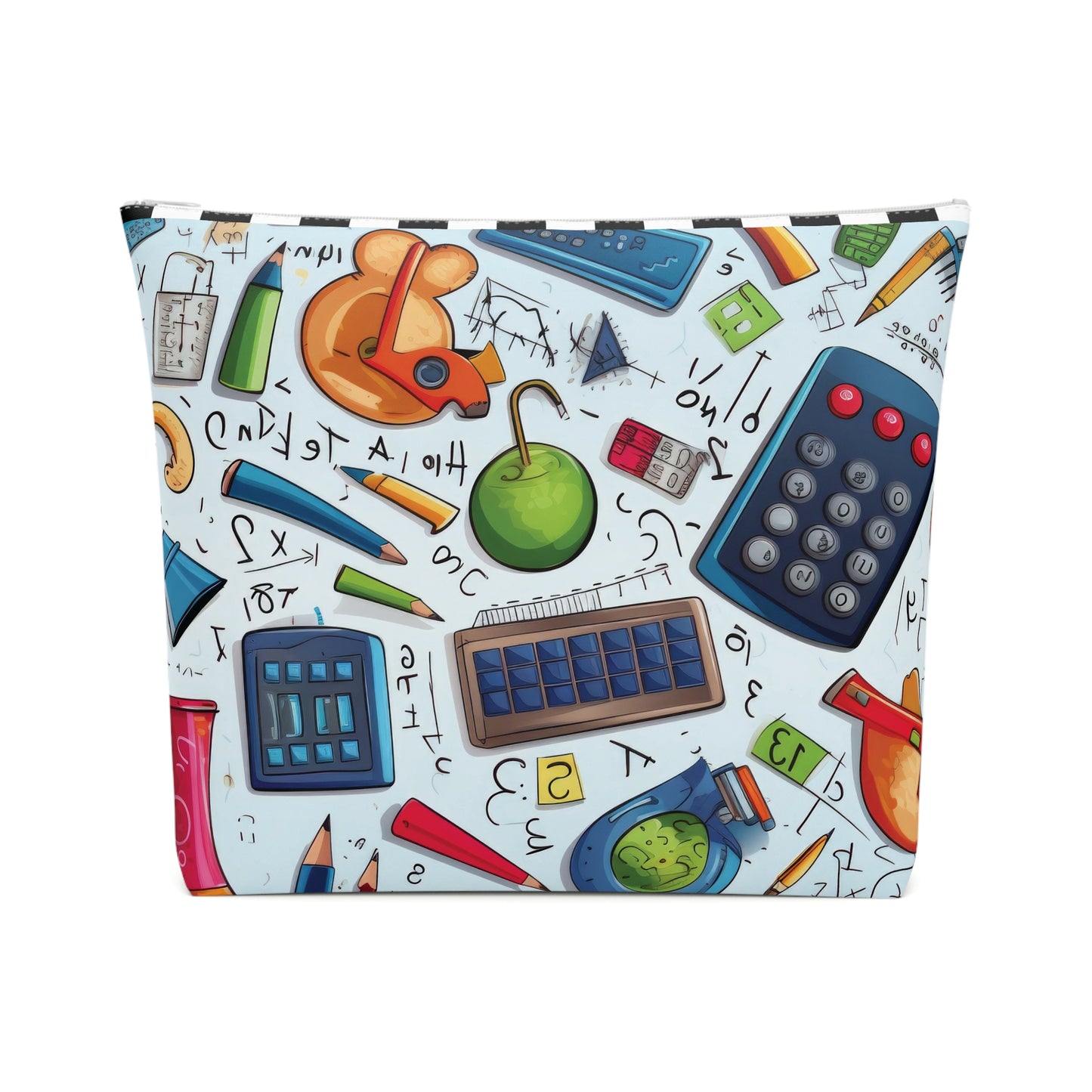 Academic Adventures Cotton Cosmetic Bag