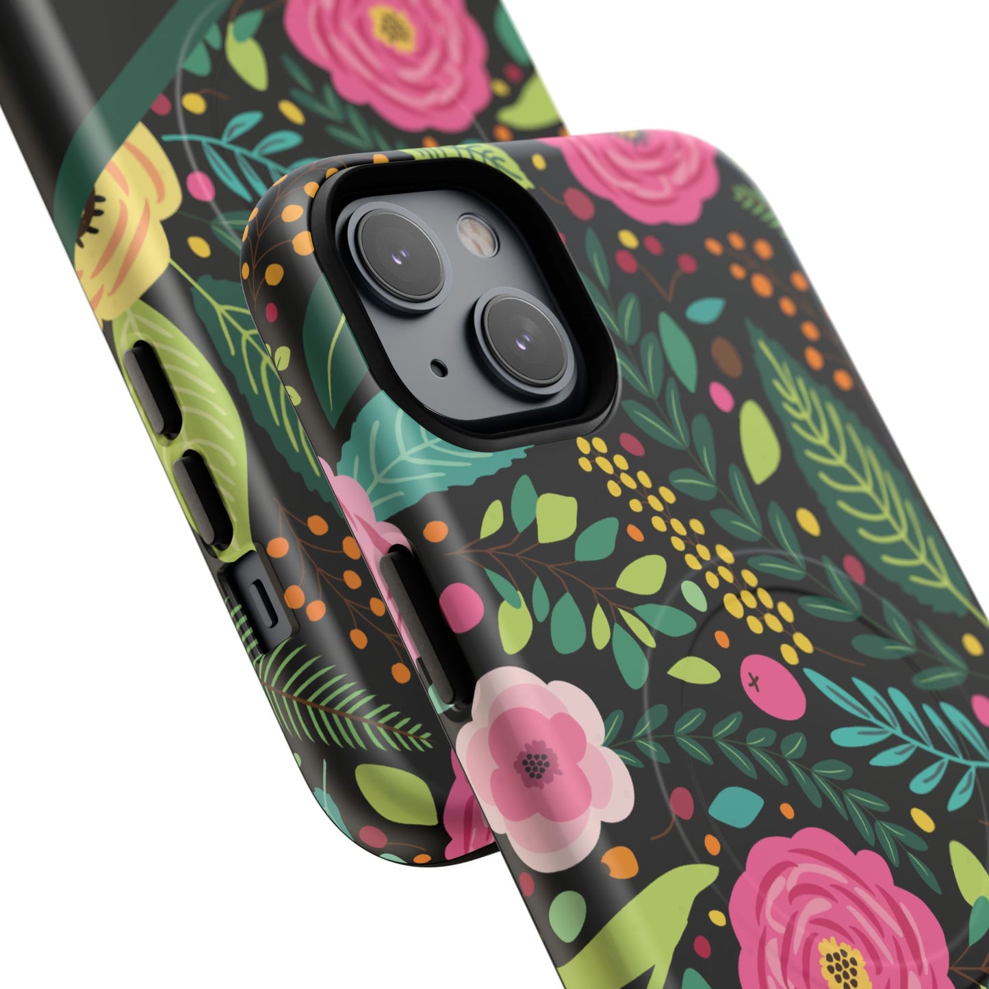 Personalized Floral Fantasy Tough Magnetic iPhone Cases- a Gift for Gardeners, Mother's Day, Birthday Gift, Anniversary Gift, Presents
