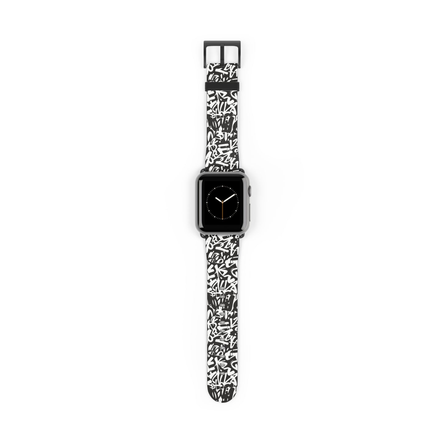 Urban Graffiti Print Watch Band - Trendy Accessory for Everyday Use,
